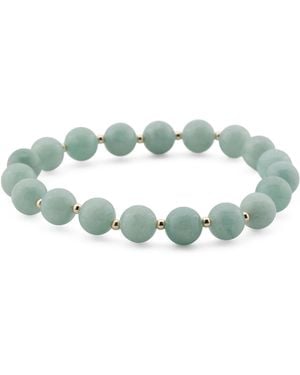 TJ Maxx 14Kt Jade Bead Stretch Bracelet - Green