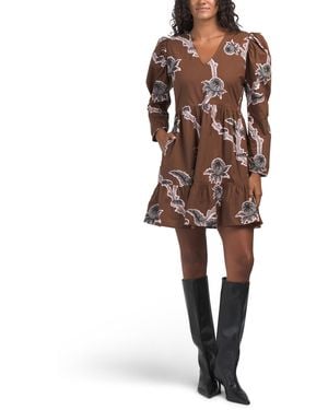 TJ Maxx Heidi Mini Dress For Cotton - Natural