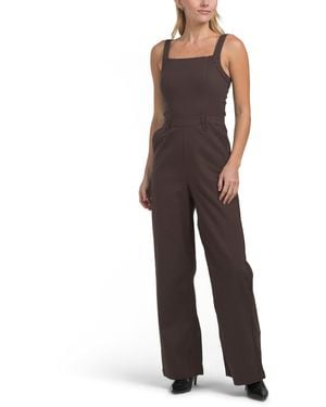TJ Maxx Wide Leg Jumpsuit For Spandex/Cotton - Brown