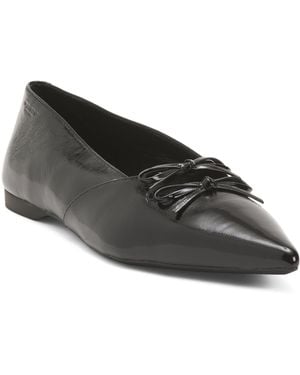 TJ Maxx Leather Hermine Flats For - Black