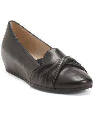 TJ Maxx Leather Valeria Casual Shoes For Leather/Suede - Black
