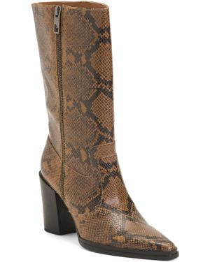 TJ Maxx Leather Jaxon Mid Shaft Boots For - Brown