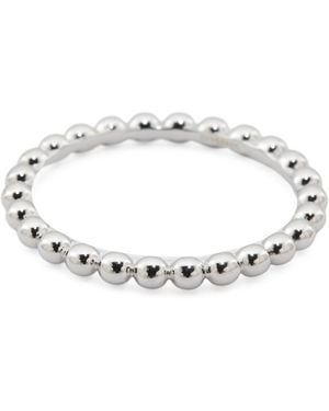 TJ Maxx Sterling Beaded Ball Ring - Metallic