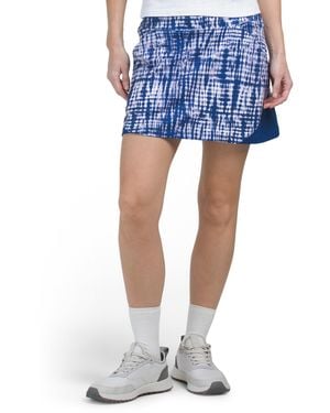 TJ Maxx Upf 30 Straight And Narrow Skort, Spandex/Polyester - Blue