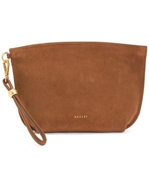 TJ Maxx Suede Romilly Wristlet, /Suede - Brown