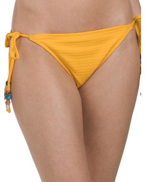 TJ Maxx Clean Triangle Swim Bottoms For Spandex/Polyester - Orange