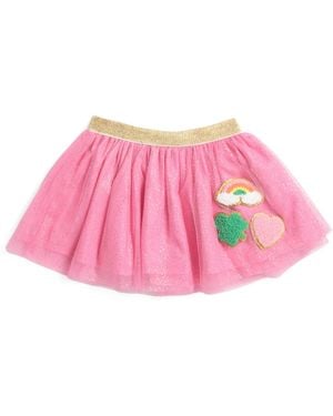TJ Maxx Lucky Patch St. Patricks Day Tutu Skirt For Polyester - Pink