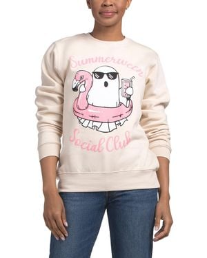 TJ Maxx Summerween Social Club Crew Neck Top For Cotton/Polyester - Multicolor