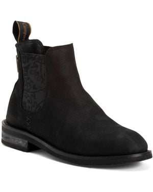 TJ Maxx Leather Waterproof Comfort Booties For - Black
