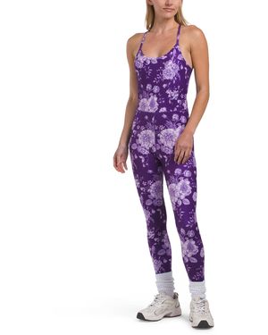 TJ Maxx Tlc Jumpsuit, Spandex/Polyester - Purple
