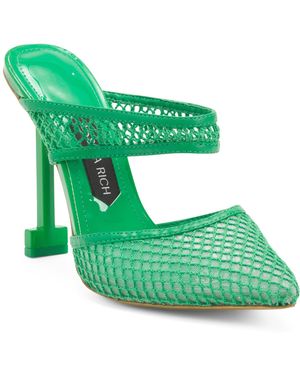 TJ Maxx Ysabelle Heeled Sandals For Leather - Green