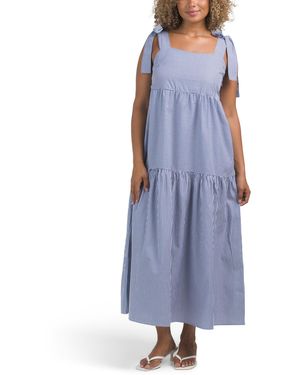 TJ Maxx Diamond Eyelet Cover-Up Pants For Cotton - Blue