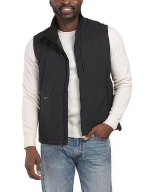TJ Maxx Mixed Media Vest For Nylon/Spandex/Polyester - Blue