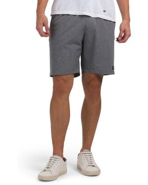 TJ Maxx Compass Hybrid Walk Shorts For Polyester - Gray