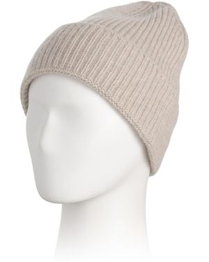 TJ Maxx Cashmere Mini Ribbed Beanie For - White