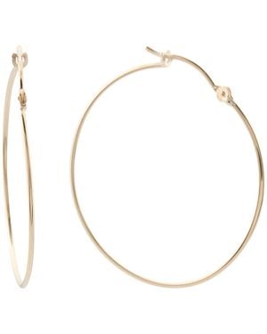 TJ Maxx 14Kt Hoop Earrings - White