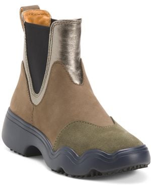 TJ Maxx Leather Sanho Wave Booties For - Brown