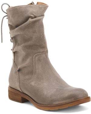 TJ Maxx Suede Sharnell Low Comfort Booties For - Brown