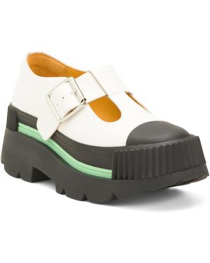 TJ Maxx Leather Esker Tiba Loafers For - Metallic