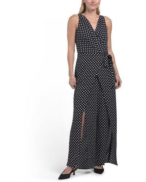 TJ Maxx Walk Through Jumpsuit For Spandex/Polyester - Black