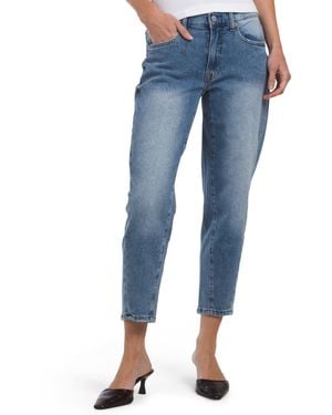 TJ Maxx Petite Barrel Jeans For Spandex/Cotton/Polyester - Blue