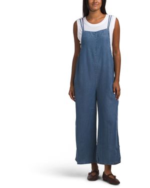 TJ Maxx Square Neck Tencel Jumpsuit For - Blue