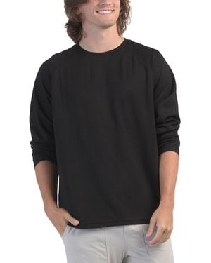 TJ Maxx Flow State Crew Neck Top For Spandex/Polyester/Rayon - Black