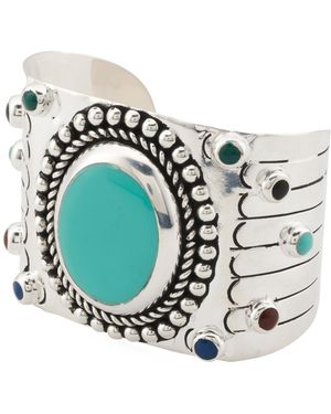 TJ Maxx Sterling Plated Multi Cuff Bracelet - White