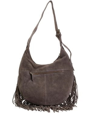 TJ Maxx Suede Fringe Bag For - Brown