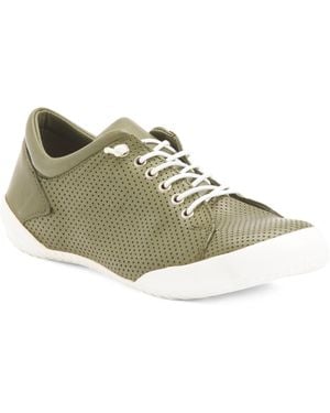 TJ Maxx Leather Teejay Sneakers For - Green