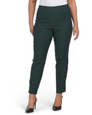 TJ Maxx Luxe Ankle Pull On Pants For Nylon/Spandex/Rayon - Blue