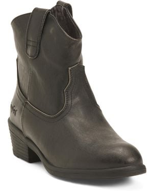 TJ Maxx Southwest Booties For Leather - Black