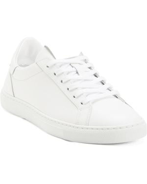 TJ Maxx Leather Reign Lace Up Sneakers For - White