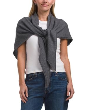 TJ Maxx Cashmere Triangle Scarf For - Gray