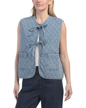 TJ Maxx Aria Vest For Cotton - Blue