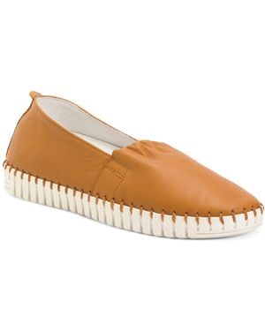 TJ Maxx Leather Yvette Flats For - Multicolor