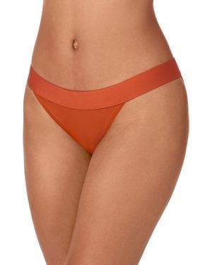 TJ Maxx Sheer Bikini Panties For Nylon/Spandex - Orange