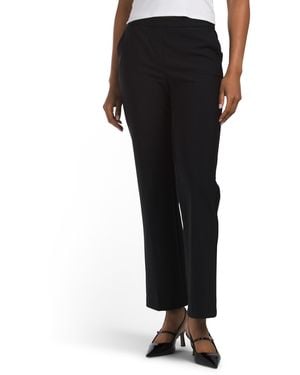 TJ Maxx Precision Ponte Knit Boot Leg Pull On Pants For Nylon/Spandex - Black