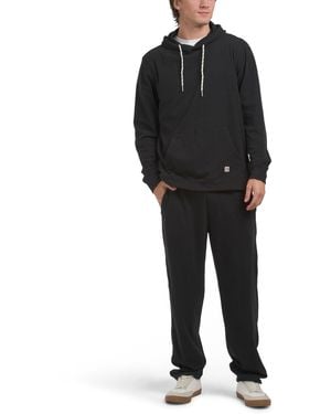 TJ Maxx 2Pc Super Soft Hoodie And Sweatpants Set With Matching Beanie For Spandex/Polyester - Black
