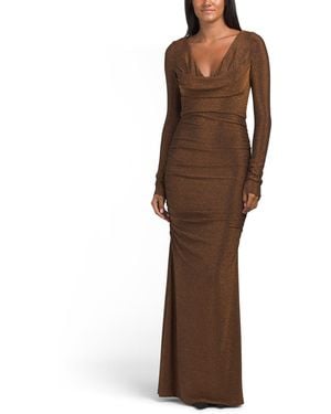 TJ Maxx Rafaela Maxi Dress For Nylon/Spandex/Rayon - Brown
