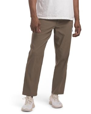 TJ Maxx Woven Stretch Pants With Side Pocket For Nylon/Spandex - Gray
