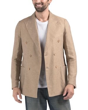 TJ Maxx Linen Blend Formal Blazer For Cotton/Linen - Natural