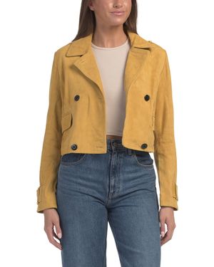 TJ Maxx Suede Millie Blazer For Polyester/Suede - Blue