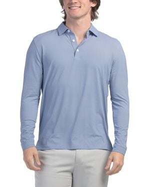 TJ Maxx Upf 50 Cube Performance Polo For Nylon - Blue
