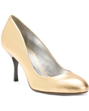 TJ Maxx Leather Giordana Mid Stiletto Pumps For - White