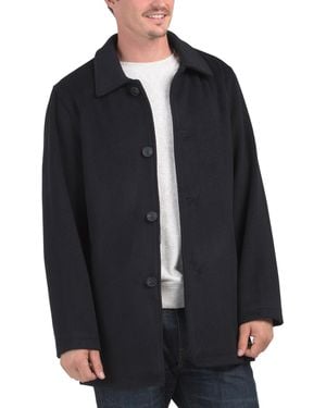 TJ Maxx Wool Blend Top Coat For Polyester/Wool - Black