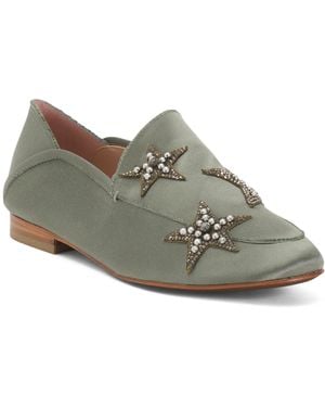 TJ Maxx Studded Flats For Leather - Gray