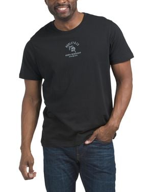 TJ Maxx Aloha Short Sleeve T-Shirt For Cotton - Black