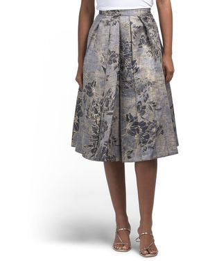 TJ Maxx Bettina Midi Length Skirt For Polyester - Gray