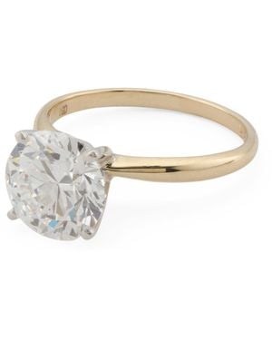 TJ Maxx 14Kt Lab Grown Diamond Round Solitaire Ring, Diamond - White